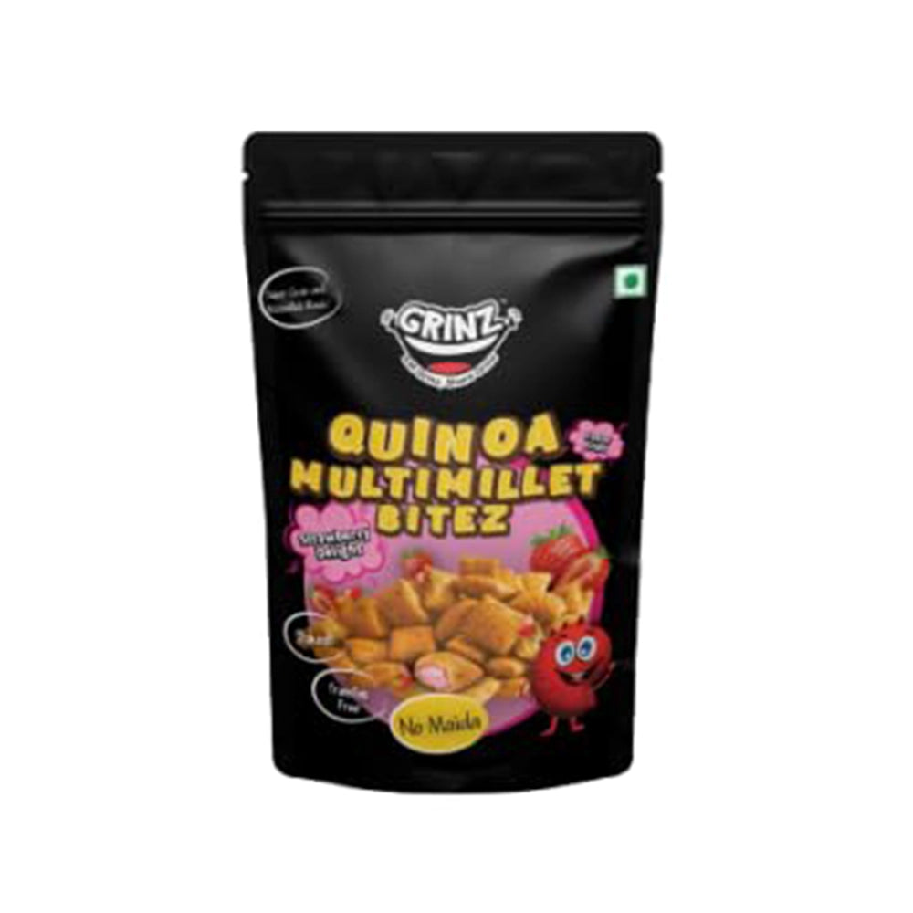 G Q Multimillet Strawberry Bitez 210g